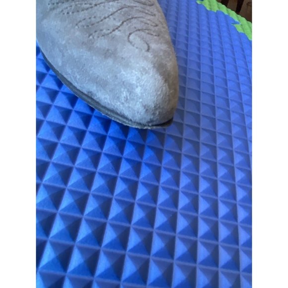 Anine Bing Low Charlie Gray Studded Suede Ankle Boot - Picture 7 of 12